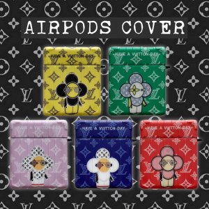 高品質 人気 可愛い 太陽花 AirPods ケース 保護性...