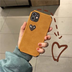 お洒落人気新品 ブランド コムデギャルソン CDG PLAY 携帯電話 ケース iPhone 12mini/12 Pro/12 Pro Max/11 PRO/MAX/XS/8/7 plus スマホケース ケース [#12227]