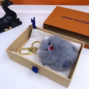 人気 LOUIS VUITTON 毛玉 キーリング チャーム ルイヴィトン モノグラム ファッション 品質保証 送料無料[#case202209089]