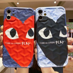 【2021新作】人気新品 ブランド コムデギャルソン CDG PLAY 携帯電話 ケース iPhone 12/12 Pro/12 Pro Max/11 PRO/MAX/XS/8/7 plus スマホケース ケース シリコーン素材 [#case091305]