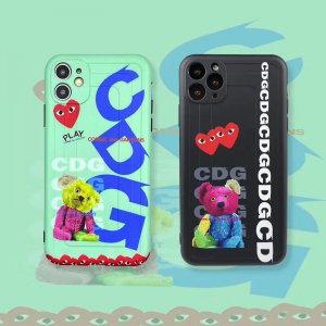 【CDG】COMME des GARCONS / コムデギャルソン iphone 12/11/11pro/11pro max/x/8/7 plus ケース 経典設計 芸能人愛用 人気潮流【#06143】