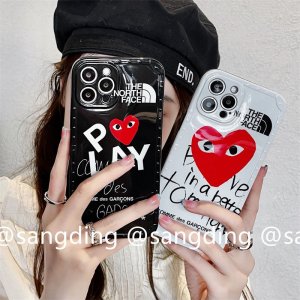 【2021新作】人気新品 ブランド コムデギャルソン CDG PLAY 携帯電話 ケース iPhone 12/12 Pro/12 Pro Max/11 PRO/MAX/XS/8/7 plus スマホケース ケース シリコーン素材 [#case091302]