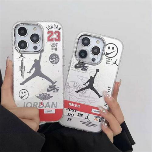 ハイ ブランド 大人気 air jordan アイフォン 13 ケース iPhone 15 エアジョーダン風 アイホン ブランドロゴ 携帯 カバー air jordan 風 半透明 バスケットボール 丈夫  激安 新作 スポーツ風 メンズ 保護 落下防止