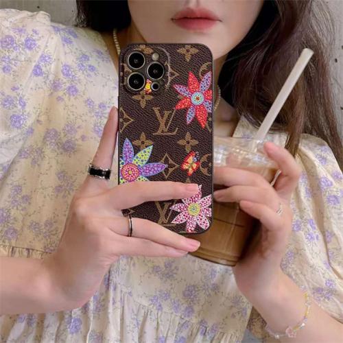 ルイヴィトン スマホケース LOUIS VUITTON iphone ケース ヴィトン 15 携帯カバー ビジネスマンOL モノグラム 草間彌生 花柄 スマホケース ルイヴィトン 風 携帯 カバー iphone15 ケース レザー プリント 可愛い 