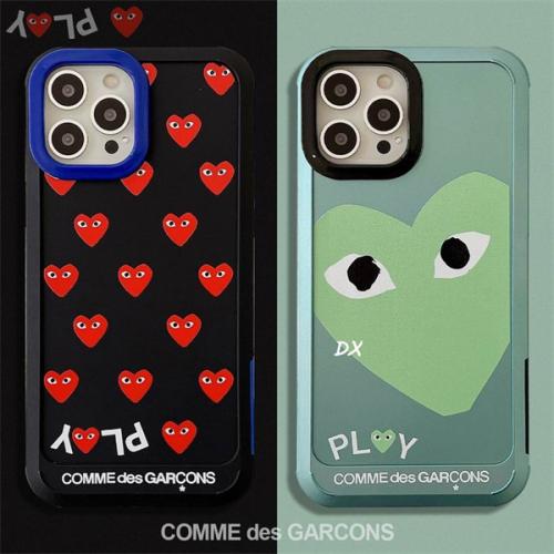 cdg コムデギャルソン iphone ケース 本物iphone ケース 15 携帯電話 ケース スマホケース ケース COMME des GARCONS コムデギャルソン 風 2色 落下防止 ロゴ