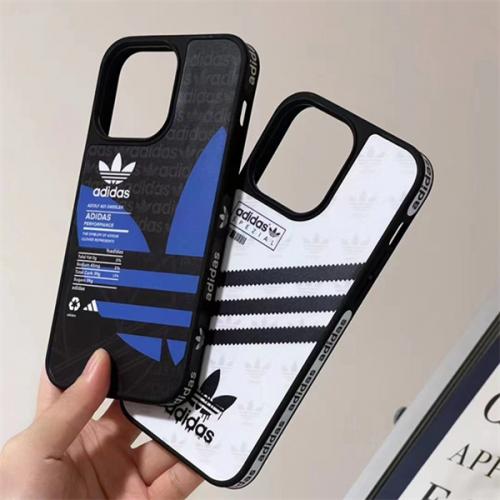 Adidas アディダス ハイブランド iphone14pro/14 15plus カバー 人気 アイフォン 14pro max/13 15 proケースiphone15 plus14 pro maxケースブランドコピー メンズ アイフォン 15/14/13/ 12 pro maxケース パロディー