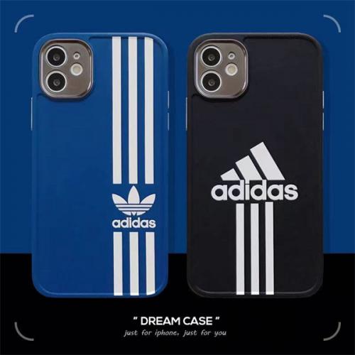 アディダス ブランドiphone15ケース Adidas ソフトレザー 高品質 iphone14plus/14pro maxケース おしゃれ アイフォン 13/13pro/13pro max カバー レディース メンズ iphone12/11/12pro max ケース