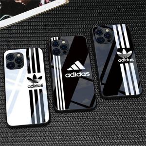 アディダス ブランドiphone15ケース Adidas ソフトレザー ハイブランド iphone14plus/14pro maxケース ファッション アイフォン 13/13pro/13pro max カバー レディース メンズ iphone12/11/12pro max ケース