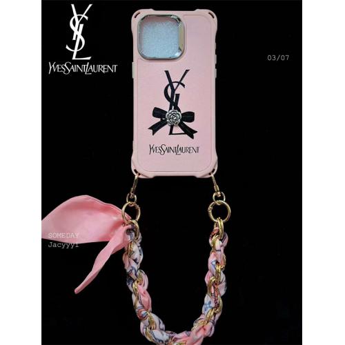 Ysl イブサンローランIphone14 15 Pro 15 Plusケースシャネルブランドカード入れハイブランドIphone14pro/14 15plusカバー韓国風Iphone14/13/15pro Maxケースレディース斜め掛けハイブランドアイフォン15 14ケーストランク型