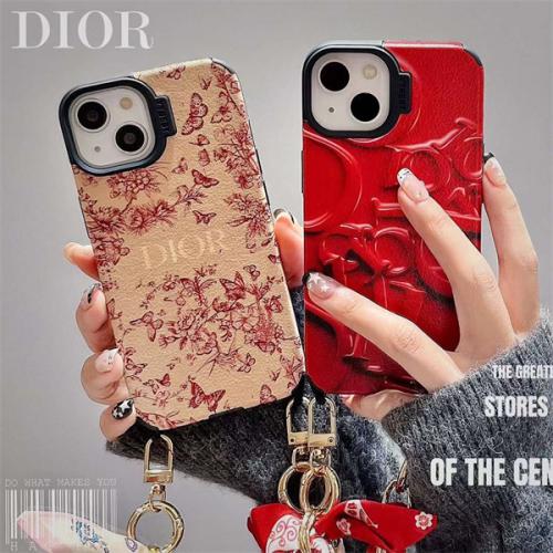 Dior ディオールIphone14 15 Plusケースブランドカード入れ人気アイフォン14pro Max/13 15 Proケース韓国風Iphone14/13/13pro Maxケースレディース斜め掛けアイフォン14/13/ 12 Pro Maxケースパロディー