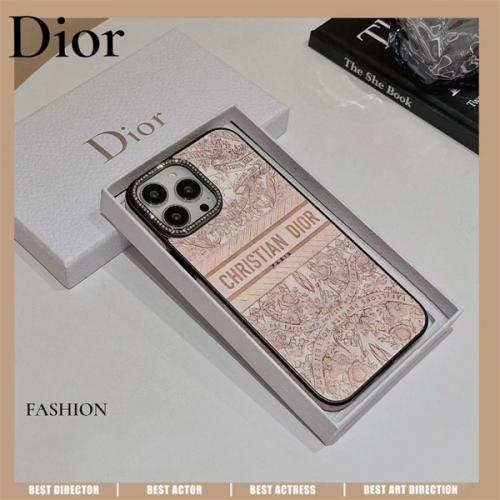 ♪クリスチャンディオール DIOR iPhone16 PRO MAX 14 PRO MAX 耐衝撃 高級 ブランド ケース アイフォン15 16ケース クラシカルファッション ピンクベージュ ファッション IPHONE16 PRO MAX14 PRO MAX 15 16ケース ブランド アイフォン15 16ケースファッション 携帯