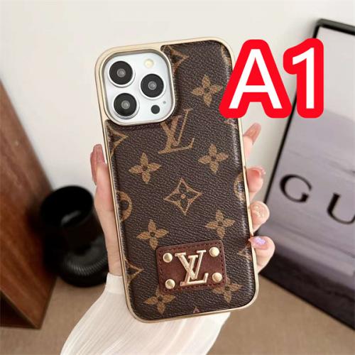 ルイヴィトン LOUIS VUITTON iPhone16 PRO MAX 14 アイフォン15 PRO MAX 16 PRO 耐衝撃 高級 ブランド ケース アイフォン15 16ケース モノグラムプレート付き デザインバリエーション A1/A2/A3 ファッション IPHONE16 PRO MAX14 PRO MAX 15 16ケース ブランド アイフォンケース