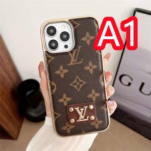 ルイヴィトン LOUIS VUITTON iPhone16 PRO MAX 14 アイフォン15 PRO MAX 16 PRO 耐衝撃 高級 ブランド ケース アイフォン15 16ケース モノグラムプレート付き デザインバリエーション A1/A2/A3 ファッション IPHONE16 PRO MAX14 PRO MAX 15 16ケース ブランド アイフォンケース