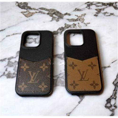 ルイヴィトン LOUIS VUITTON iPhoneケース モノグラム ポケット付き 高級 ブランド ケース 耐衝撃 おしゃれ スマホケース ファッション IPHONE16 PRO MAX14 PRO MAX 15 16ケース ブランド アイフォン15 16ケースファッション