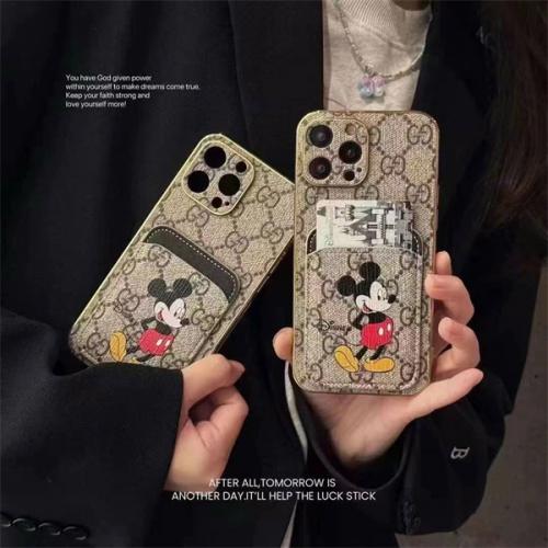 GUCCI × Disney コラボ iPhoneケース ミッキーマウスデザイン カードポケット付き 高級感スマホケース 全機種対応 Google 7a 8 7pro/ 6pro 6aケース ファッションライン デザイン Google Pixel 9/8/7シリーズ対応 人気 高品質 新作 ファッション IPHONE16 PRO MAX14 PRO MAX 15 16ケース ブランド アイフォン15 16ケースファッション 全機種対応